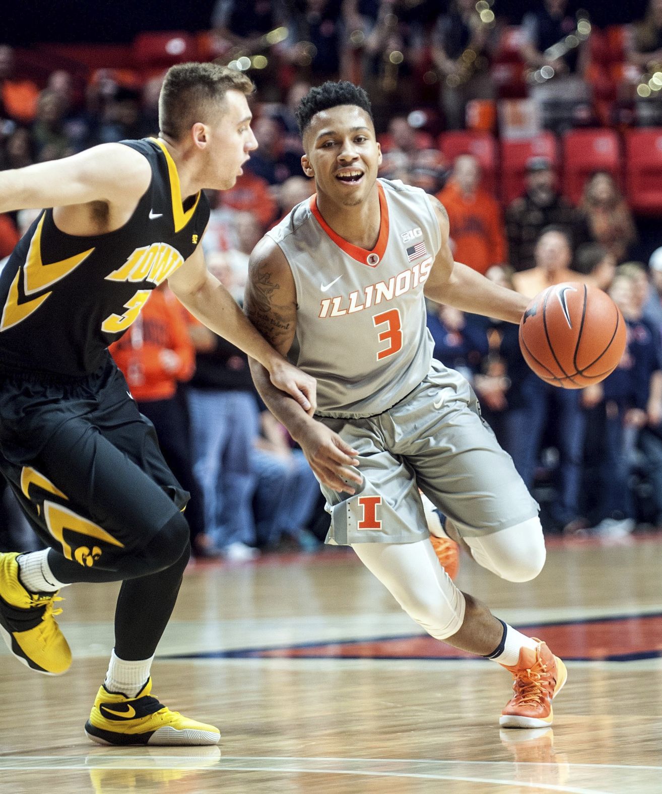 Iowa Illinois Basketball